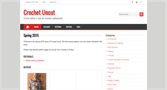 Desktop Screenshot of crochetuncut.com